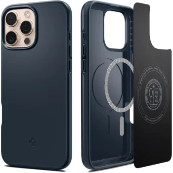 Калъф за iPhone 16 Pro Max - Spigen Thin Fit MagSafe - Metal Slate