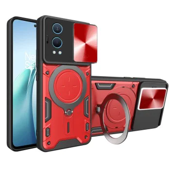 Калъф за OnePlus Nord CE4 Lite - CamGuard Pro - Червен
