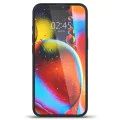 Протектор за iPhone 13 / iPhone 13 Pro / iPhone 14 / iPhone 16e - Spigen - Glas.tR Slim - Черен