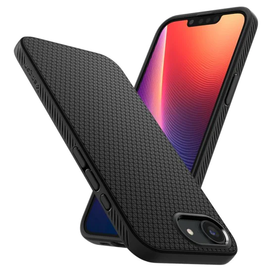 Spigen - Liquid Air - iPhone 16e - матово черно