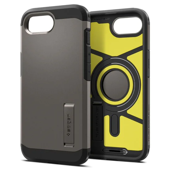 Spigen - Tough Armor MagSafe - iPhone 16e - Gunmetal