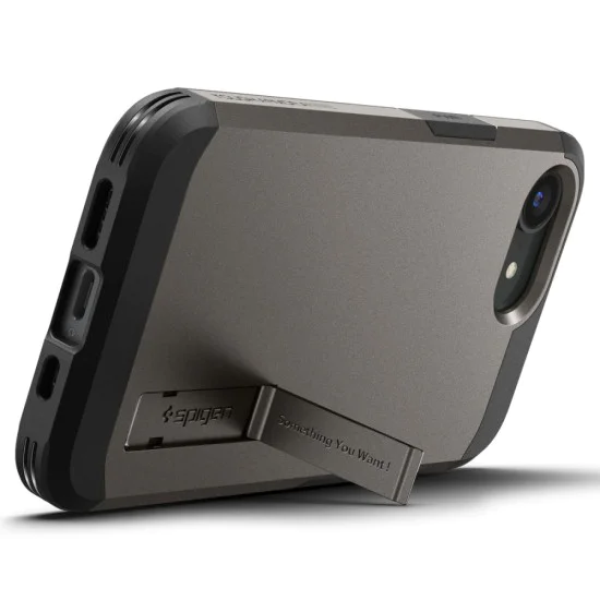 Spigen - Tough Armor MagSafe - iPhone 16e - Gunmetal