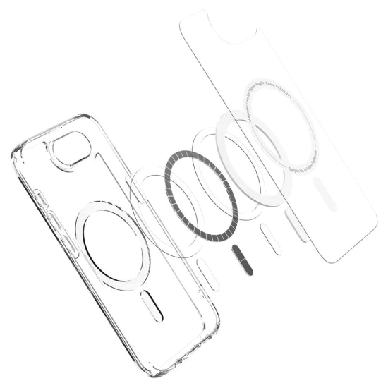 Spigen - Ultra Hybrid MagSafe - iPhone 16e - Бял