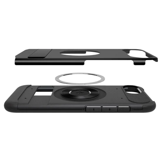 Spigen - Slim Armor MagSafe - iPhone 16e - черен