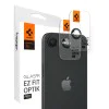 Протектор за Камера iPhone 16e - Spigen - Optik.tR EZ Fit Pro Camera Glass (2 бр.) - Черен