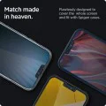 Протектор за iPhone 13 / iPhone 13 Pro / iPhone 14 / iPhone 16e - Spigen - Glas.tR Slim - Поверителност