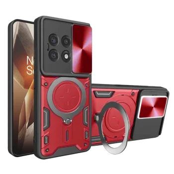 Калъф за телефон OnePlus 13R – Techsuit CamGuard Pro – Червен