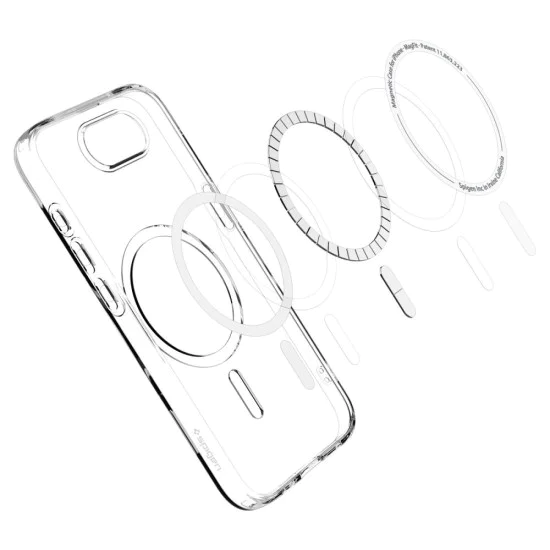 Spigen - Liquid Crystal MagSafe - iPhone 16e - Прозрачен