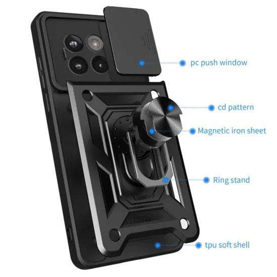 Калъф за телефон OnePlus 13R – Techsuit CamShield Series – зелен