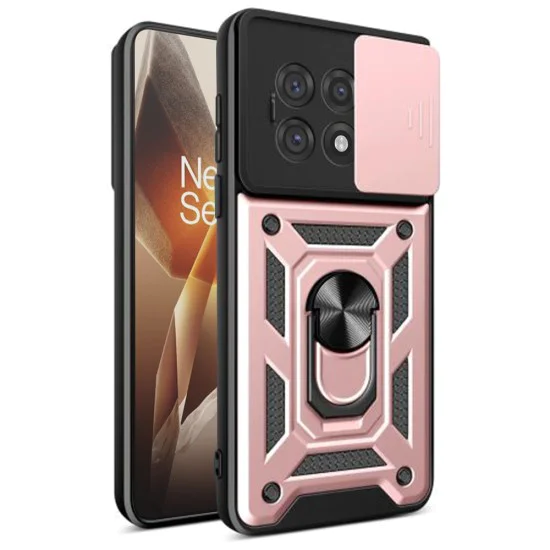 Калъф за телефон OnePlus 13R – Techsuit CamShield Series – розово злато