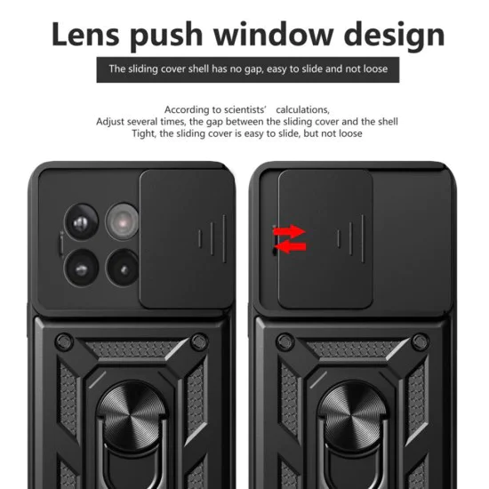Калъф за телефон OnePlus 13R – Techsuit CamShield Series – черен