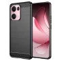 Калъф за телефон Oppo Reno13 Pro – Techsuit Carbon Silicone – Черен