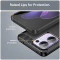 Калъф за телефон Oppo Reno13 Pro – Techsuit Carbon Silicone – Черен