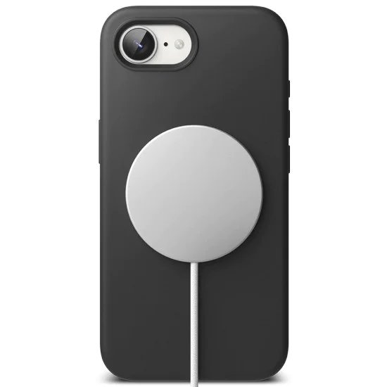 Ringke - Силиконов магнитен MagSafe - iPhone 16e - черен