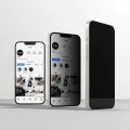 Ringke - Easy Slide Privacy Tempered Glass (2 Броя) - iPhone 16e - Черен
