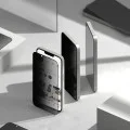 Ringke - Easy Slide Privacy Tempered Glass (2 Броя) - iPhone 16e - Черен