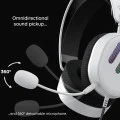 Havit - Геймърски слушалки (H2038U) - с микрофон, 50 мм високоговорител, USB, 2 м - Черни