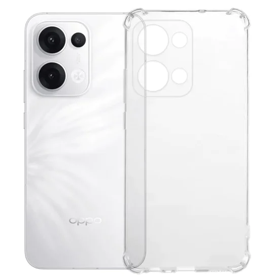 Калъф за телефон Oppo Reno13 – Techsuit Shockproof Clear Silicone – Clear
