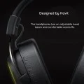 Havit - Геймърски слушалки (H2002P) - с RGB, микрофон, 53 мм високоговорител, 2 м кабел - Черни