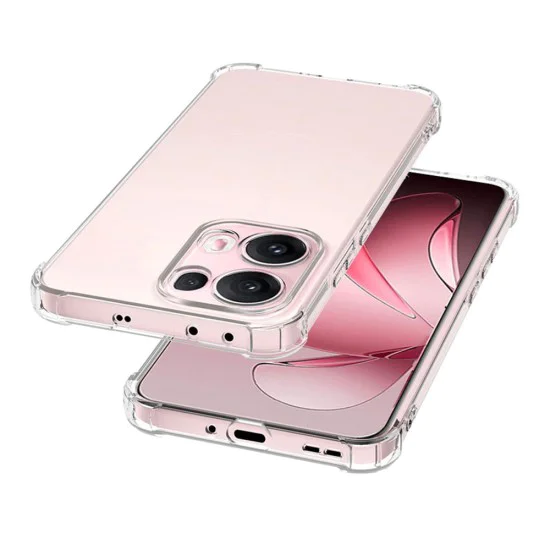 Калъф за телефон Oppo Reno13 Pro – Techsuit Shockproof Clear Silicone – Clear