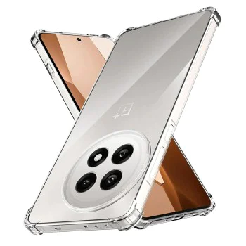 Калъф за OnePlus 13R - Удароустойчив Clear Clear Silicone - Clear