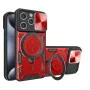 Калъф за iPhone 15 Pro - CamGuard Pro - Червен