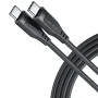 Кабел за данни C3-03 – Acefast, Type-C към Type-C, 60W, 3A, 480Mb/s, Високоскоростно зареждане, 1.2m – Черен