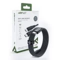 Кабел за данни C3-03 – Acefast, Type-C към Type-C, 60W, 3A, 480Mb/s, Високоскоростно зареждане, 1.2m – Черен