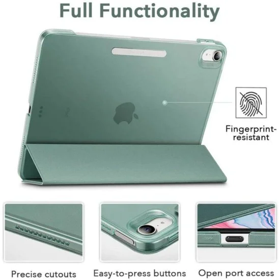 Калъф за iPad Air 4 (2020) / Air 5 (2022) / Air 11 (2024) - ESR Ascend Trifold - Forest Green