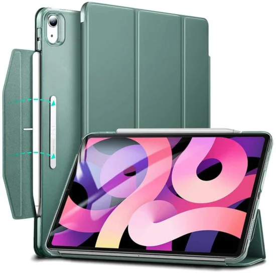 Калъф за iPad Air 4 (2020) / Air 5 (2022) / Air 11 (2024) - ESR Ascend Trifold - Forest Green