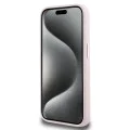 Калъф за iPhone 15 Pro - Karl Lagerfeld - Silicone MagSafe (KLHMP15LSCMKMPCP) - Pink Shadow Metal Initial