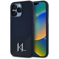 Калъф за iPhone 15 Pro - Karl Lagerfeld - Silicone MagSafe (KLHMP15LSCMKMPCK) - Shadow Metal Initial