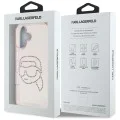 Калъф за iPhone 16 - Karl Lagerfeld - IML Rhinestones (KLHCP16SHKHDCELP) - Pink Karl Head
