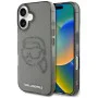 Калъф за iPhone 16 - Karl Lagerfeld - IML Rhinestones (KLHCP16SHKHDCELK) - Karl Head