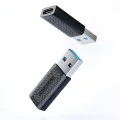 Адаптер J2 – Acefast, Type-C към USB 3.0, бързо зареждане, предаване на данни, 5Gbps – черен