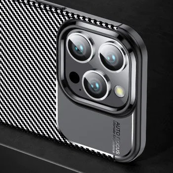 Калъф за телефон OnePlus 13R – Techsuit CarbonFiber – черен