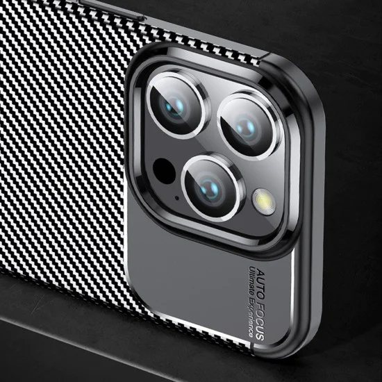 Калъф за телефон OnePlus 13R – Techsuit CarbonFiber – черен