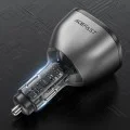 Зарядно за кола B14 – Acefast, 2x USB-C, USB, 165W, бързо зареждане, интелигентен контрол на температурата – черно