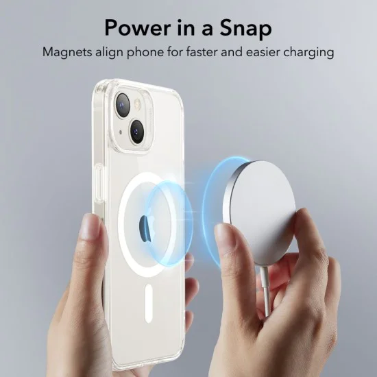 Калъф за iPhone 14 Plus - ESR Classic Classic Hybrid HaloLock - Clear