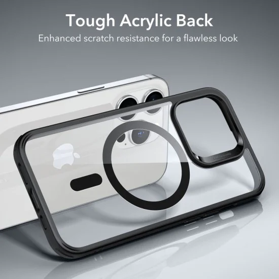 Калъф за iPhone 14 Pro - ESR Classic Classic Hybrid HaloLock - Clear Black
