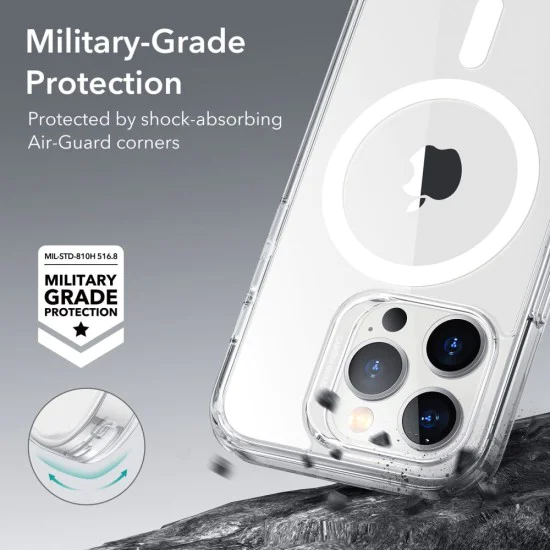 Калъф за iPhone 14 Pro - ESR Classic Classic Hybrid HaloLock - Clear