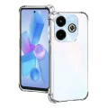 Калъф за Infinix Hot 40i - Удароустойчив прозрачен силикон - прозрачен