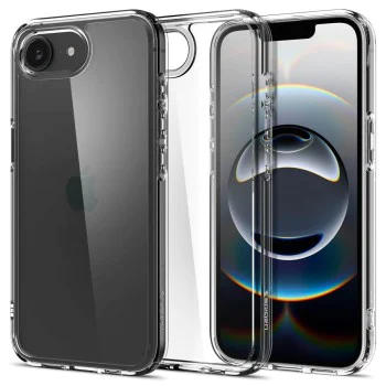 Spigen - Ultra Hybrid - iPhone 16e - Crystal Clear