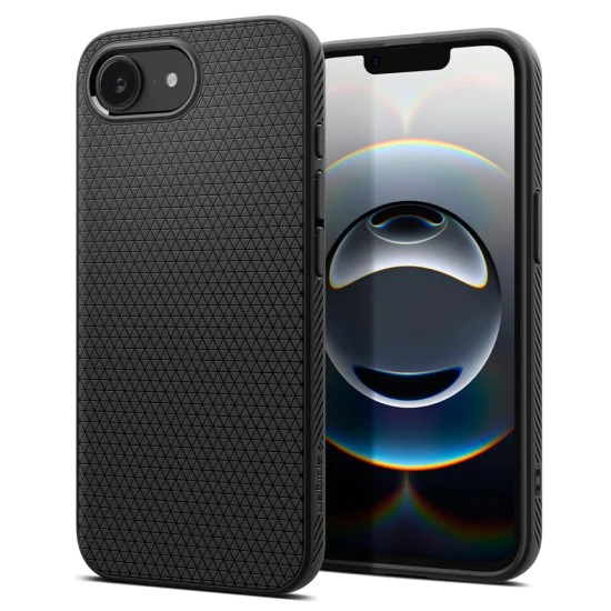 Spigen - Liquid Air - iPhone 16e - матово черно
