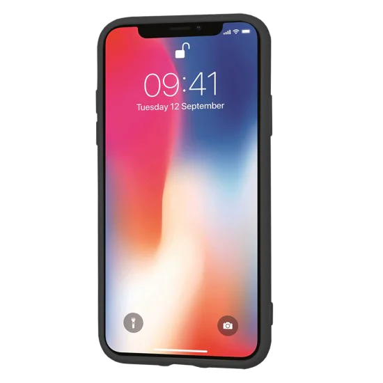 Калъф за iPhone X / iPhone XS - SoftFlex - черен
