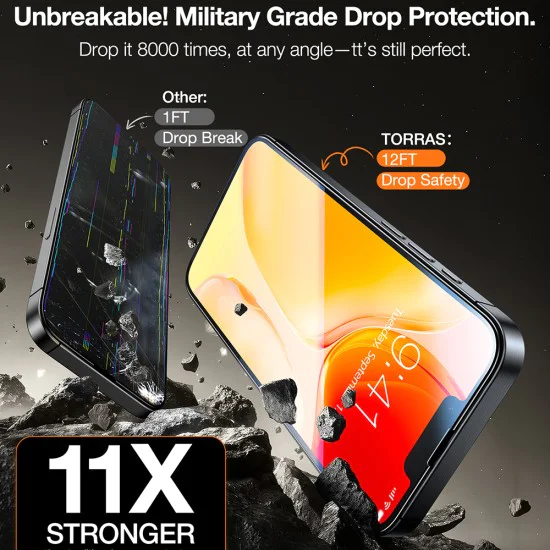 Torras - GlassGo Install Master (2 Броя) - iPhone 16e - Clear