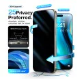 Протектор за iPhone 16 Pro Max - Torras GlassGo Install Master Privacy - Clear