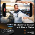 Протектор за камера за iPhone 16 Pro Max - протектор за камера Torras Lensguard - черен
