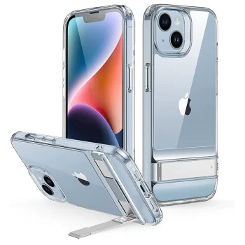 Калъф за iPhone 14 Plus - ESR Air Shield Boost Kickstand - Прозрачен
