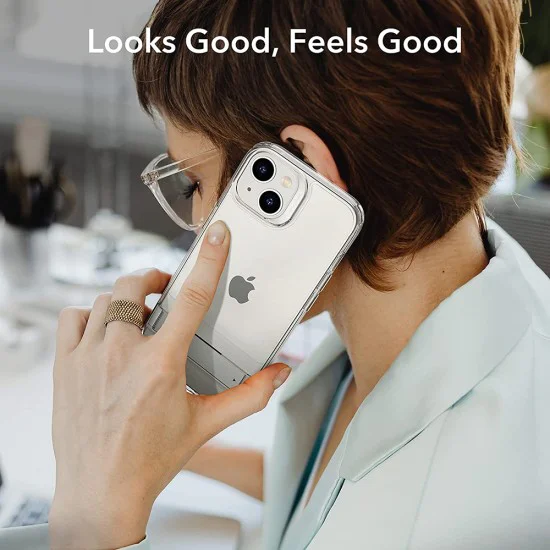 Калъф за iPhone 14 Plus - ESR Air Shield Boost Kickstand - Прозрачен